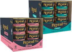 Reveal Tuna in Gravy + Tuna with Salmon in Gravy Flavored Wet Cat Food