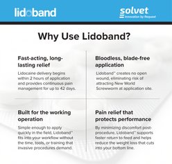 Solvet Lidoband EZE Livestock Castration Bands, 20 count slide 2 of 6