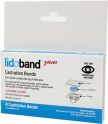 Solvet Lidoband Livestock Castration Bands, 8 count