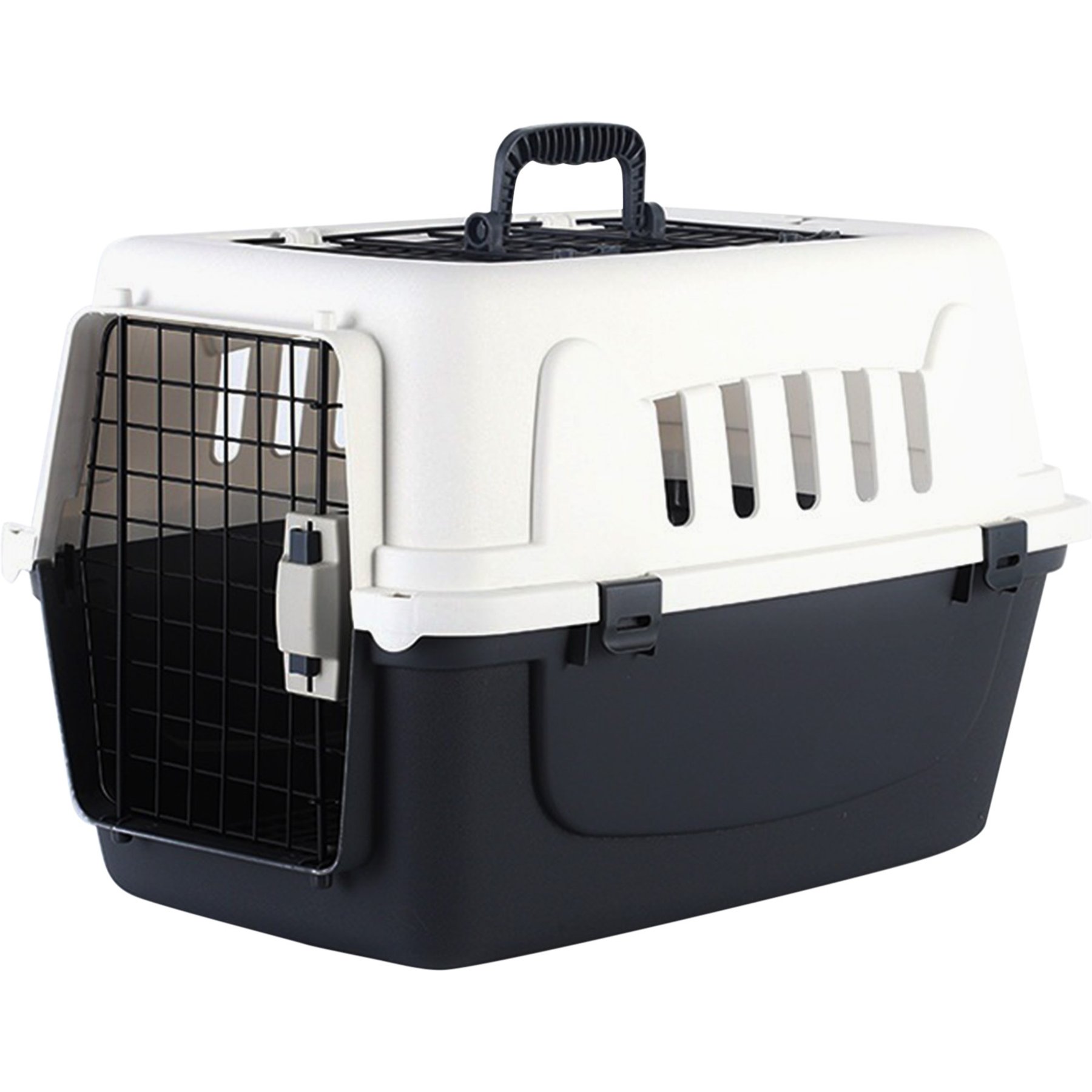 Twinsing Hard-Sided Ventilated Design Carry Handle Bag Dog & Cat Travel Carrier, Gray