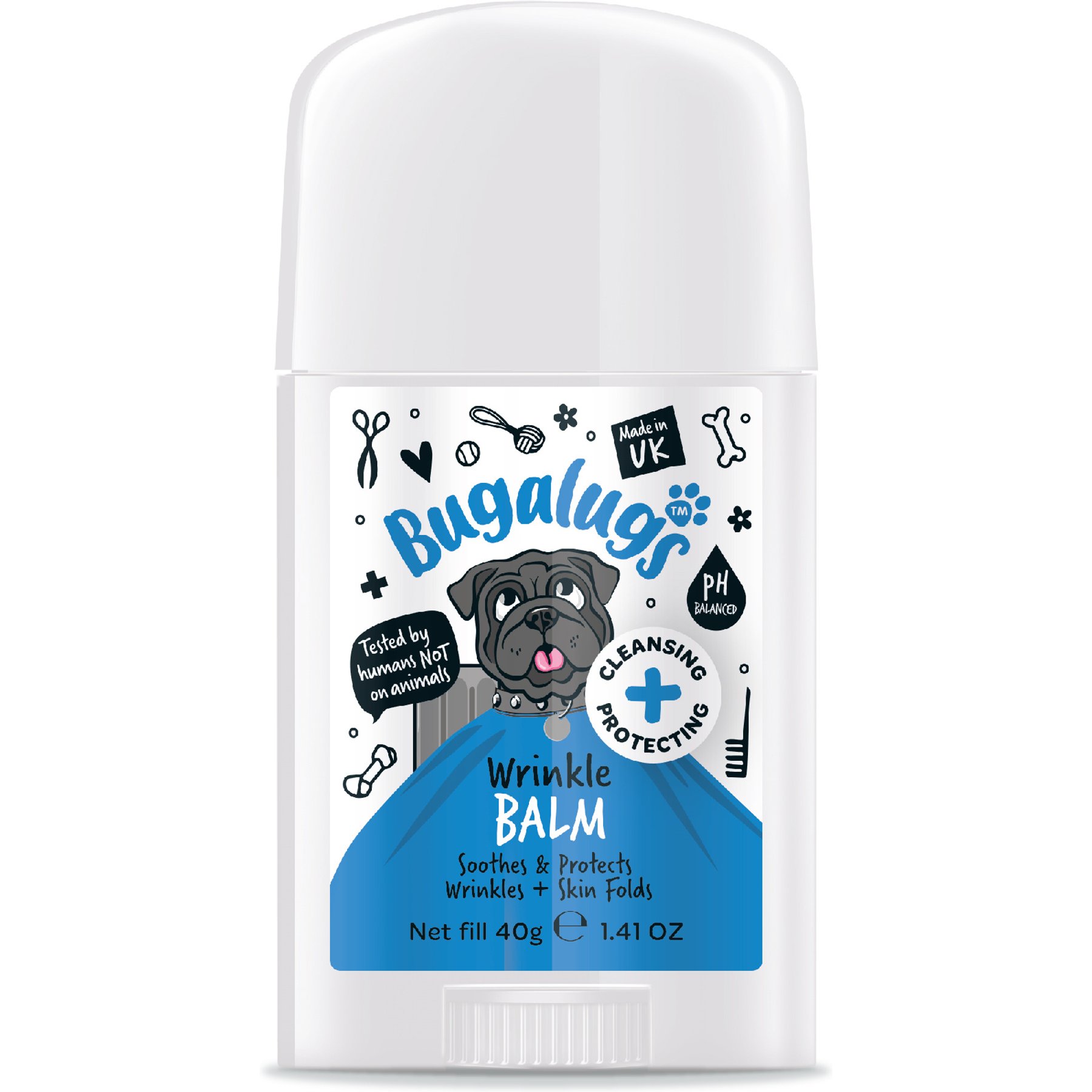 Bugalugs Pet Care Wrinkle Range Balm Dog Nose Cream, 1.41-oz