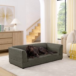 Bencmate Comfortable Oversized Modern Rectangular Novelty Dog Bed Sofa, Grey