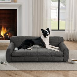 Bencmate Soft & Comfortable Modern Novelty Dog Bed Sofa, Comfortable Dog Sofa, Grey