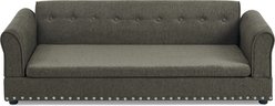 Bencmate Oversized Elegant Modern Elevated Novelty Dog Bed Sofa, Grey slide 2 of 8