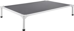 Bencmate Portable Cooling Elevated Dog Bed with Raised Cot, Grey, Medium