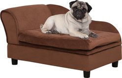 Bencmate Fancy Novelty Furniture Style Sofa Dog Bed, Brown, Medium slide 1 of 8
