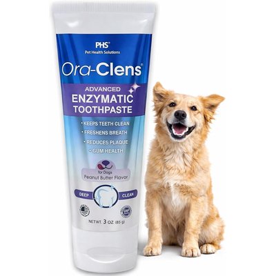 Ora-Clens Ora-Clens Advanced Enzymatic Peanut Butter Flavor Dog Toothpaste, 3-fl oz tube