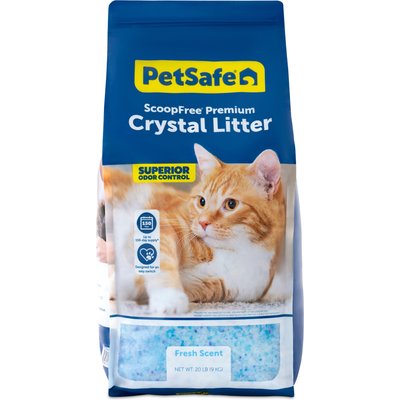PetSafe PetSafe ScoopFree Premium Crystal Fresh Scent Silica Cat Litter, 20-lb bag, Blue