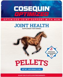 Nutramax Cosequin Optimized MSM with Glucosamine & Chondroitin Pellets Horse Joint Supplement, 3-lb bag