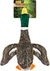 RUFFIN' IT Woodlands Mallard Squeaky Plush Dog Toy, Multicolor, Large