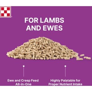 Purina Delta Lamb & Ewe Breeder DX30 Pellets Sheep Feed, 50-lb bag