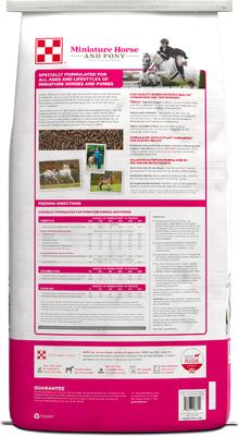 Show full view: Purina Miniature Horse & Pony Feed, 50-lb bag slide 2 of 8