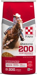 Purina Omolene 200 Performance Horse Feed, 50-lb bag