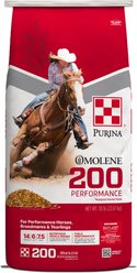 Purina Animal Nutrition Purina Omolene 200 Performance Horse Feed, 50-lb bag
