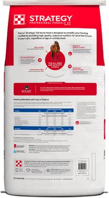 Show full view: Purina Strategy Professional Formula GX Horse Feed, 50-lb bag slide 3 of 9