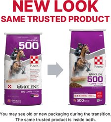 Purina Omolene 500 Competition Horse Feed, 50-lb bag slide 2 of 9