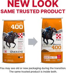 Purina Omolene 400 Complete Advantage Horse Feed, 50-lb bag slide 2 of 9