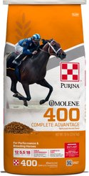 Purina Omolene 400 Complete Advantage Horse Feed, 50-lb bag