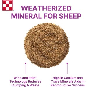 Purina Wind & Rain Sheep Mineral, 50-lb bag