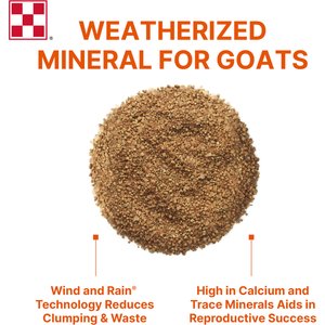 Purina Wind & Rain Goat Mineral, 25-lb bag