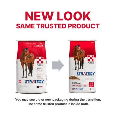 Show full view: Purina Strategy Professional Formula GX Horse Feed, 50-lb bag slide 2 of 9