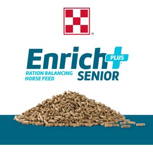 Purina Enrich Plus Senior Ration Balancer Horse Feed, 50-lb bag