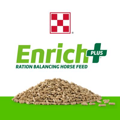 Show full view: Purina Enrich Plus Ration Balancer Horse Feed, 50-lb bag slide 3 of 9