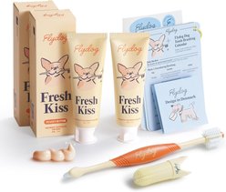 Flydog Fresh Kiss Peanut Butter Breath Freshening Dog Dental Kit, 2 count