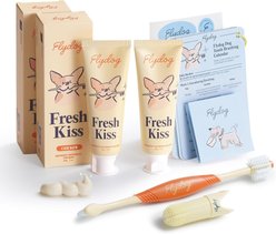 Flydog Fresh Kiss Chicken Breath Freshening Dog Dental Kit, 2 count