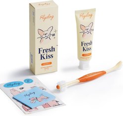 Flydog Fresh Kiss Coconut Oil Breath Freshening Dog Dental Kit