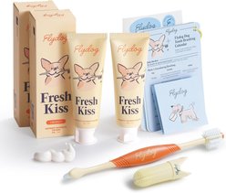 Flydog Fresh Kiss Coconut Breath Freshening Dog Dental Kit, 2 count