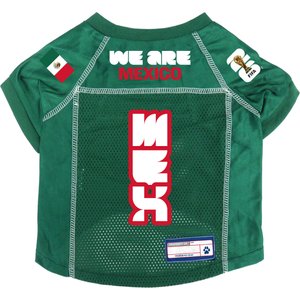 Littlearth FIFA World Cup 2026 Stretch Dog Jersey, Mexico, Small