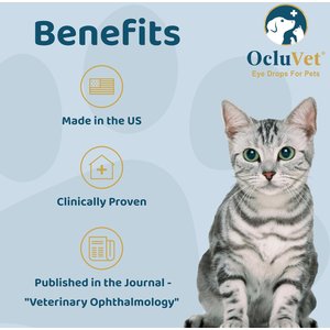 OcluVet Dog & Cat Eye Drops, 16-ml bottle