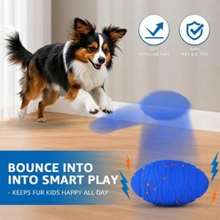 Kseroo 3 Modes E-TPU Smart Automatic Rolling Dog Ball Toy, Blue slide 2 of 7