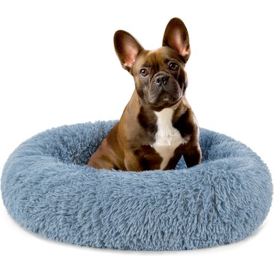 PetAmi PetAmi Donut Cat & Dog Bed, Dusty Blue, Small