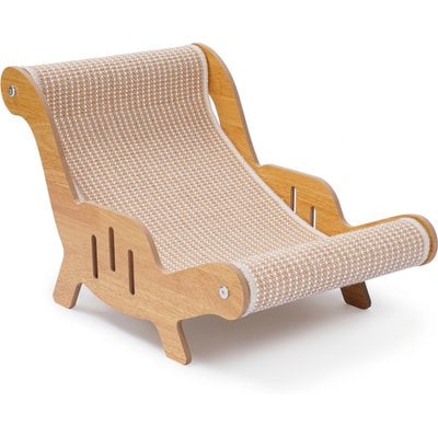 Mora Pets Mora Pets Elevated Sisal Bed & Lounge Chair 12-in Cat Scratcher
