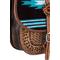 Show in main carousel: Tough1 Leather Horse Saddle Bag with Hand Weaving, Brown slide 2 of 3