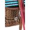 Show in main carousel: Tough1 Leather Horse Saddle Bag with Hand Weaving, Brown slide 3 of 3