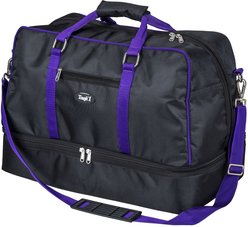 Tough1 Horse Duffel Bag with Boot/Shoe Storage, Purple
