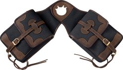 Tough1 Canvas Horse Horn Bag with Leather Accents, Black slide 2 of 2