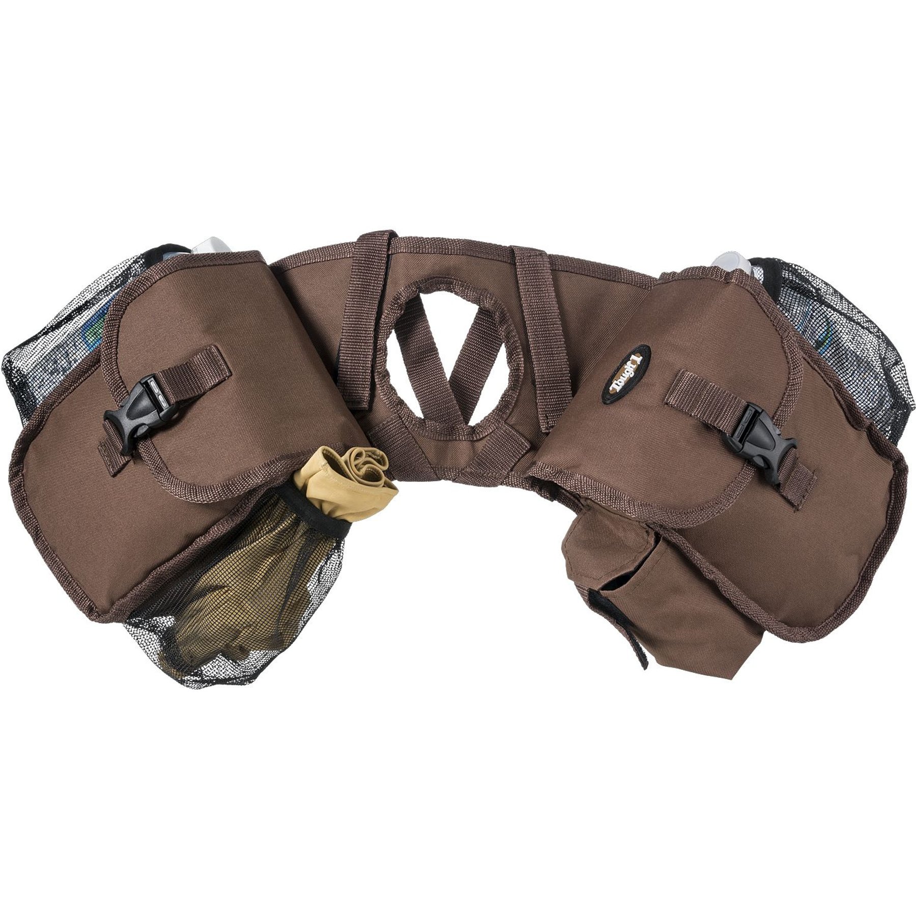 Tough1 Elite Insulated Horse Horn Bag, Brown