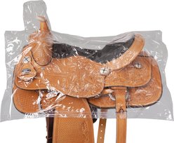 Tough1 Clear Western Horse Saddle Cover, Clear
