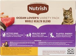 Rachael Ray Nutrish Ocean Lovers Variety Pack Grain-Free Wet Cat Food, 2.8-oz, case of 12 slide 2 of 9