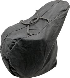 Tough1 Canvas English Horse Saddle Carry Case, Black