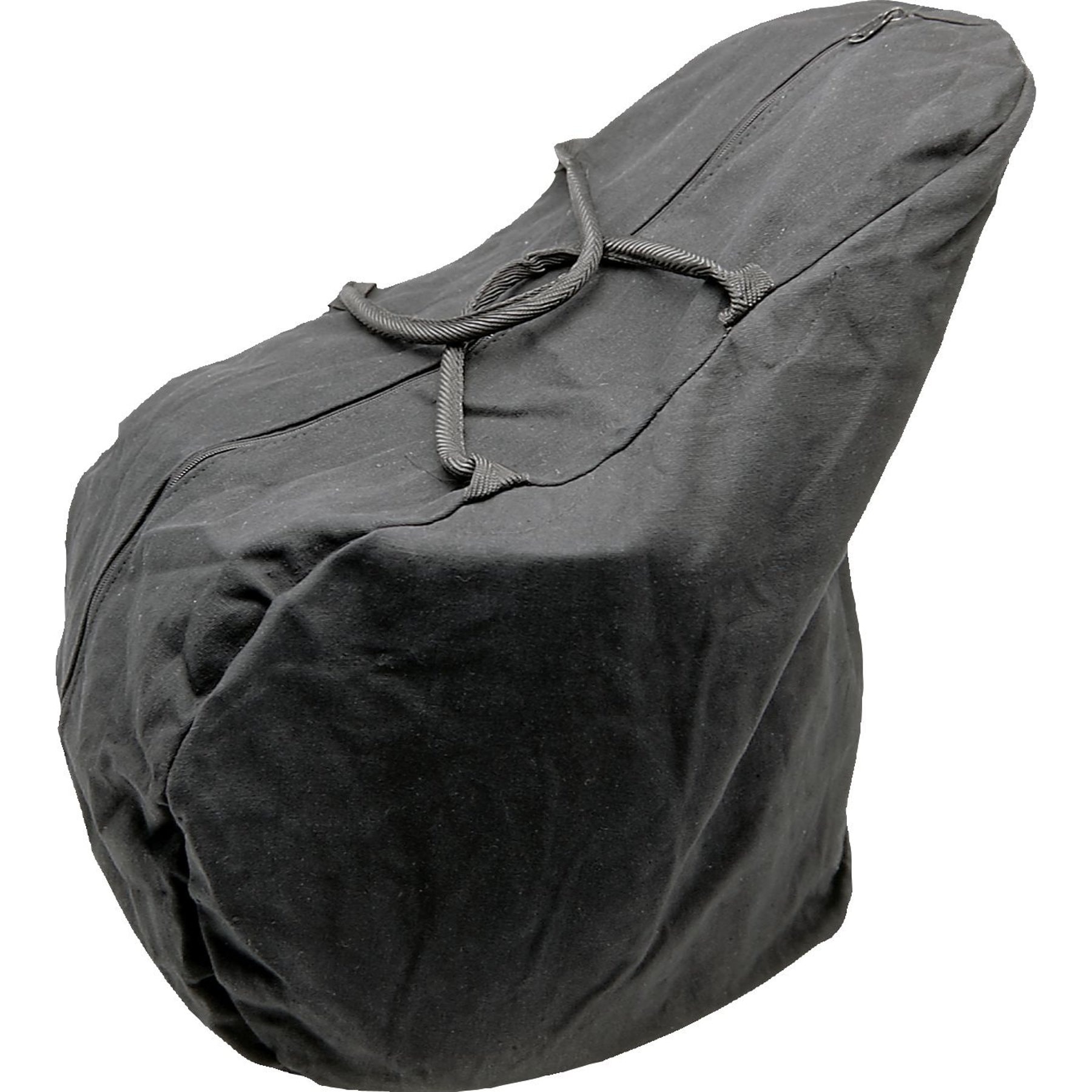 Tough1 Canvas English Horse Saddle Carry Case, Black
