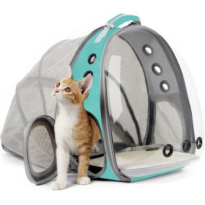 Halinfer Halinfer Breathable Bubble Cat Backpack Carrier, Green