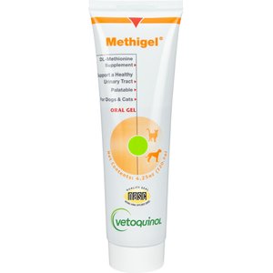 Vetoquinol Methigel Gel Urinary Supplement for Cats & Dogs, 4.25-oz tube