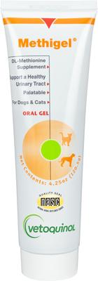 VETOQUINOL Methigel Gel Urinary Supplement for Cats & Dogs, 4.25-oz tube