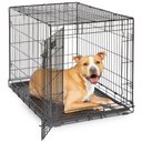 MidWest iCrate Fold & Carry Single Door Collapsible Wire Dog Crate, 36 inch
