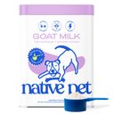 Native Pet Whole Goat Milk Powder Digestive, Recovery & Energy Support for Active Dogs, 14-oz